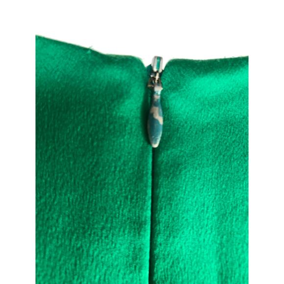 Cynthia Rowley Emerald Dress Sleeveless Cutout Mini Fit & Flare A-Line Green 6 - Picture 5 of 10